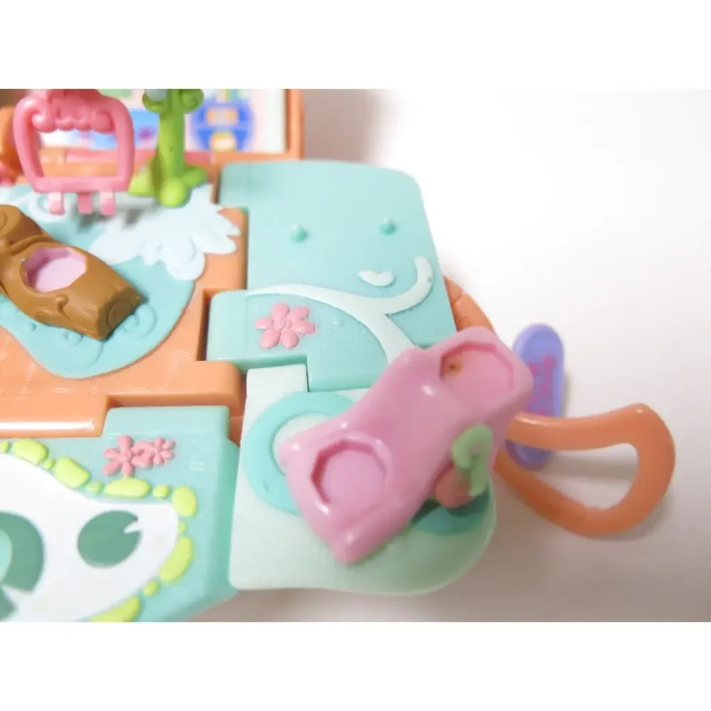Littlest Pet Shop Pop Up Playset Reptiles Crab Frog Lizard Orange Pink 2006 Toy